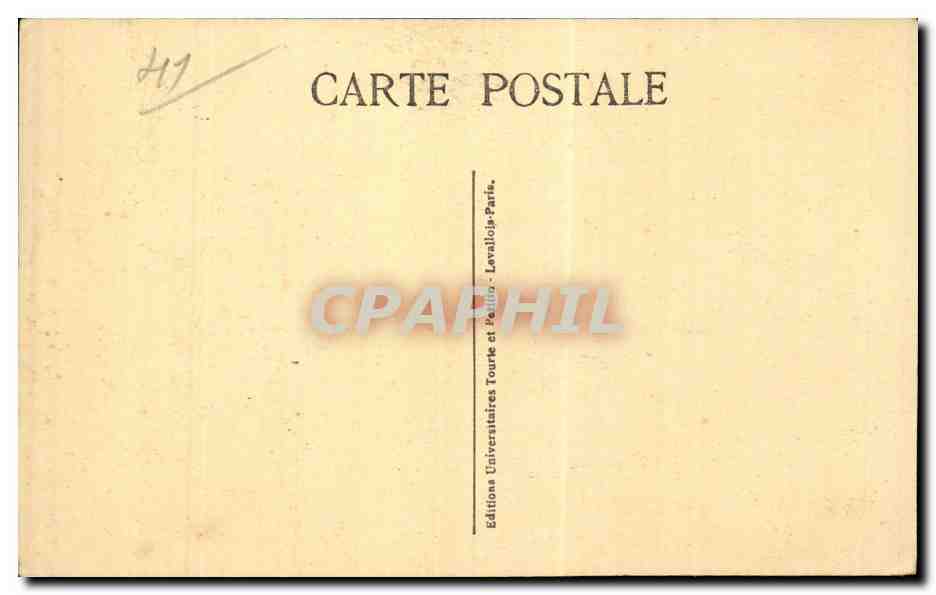 CPA Blois Petit seminaire Saint Francois de Sales L'allee des rosiers — Verso