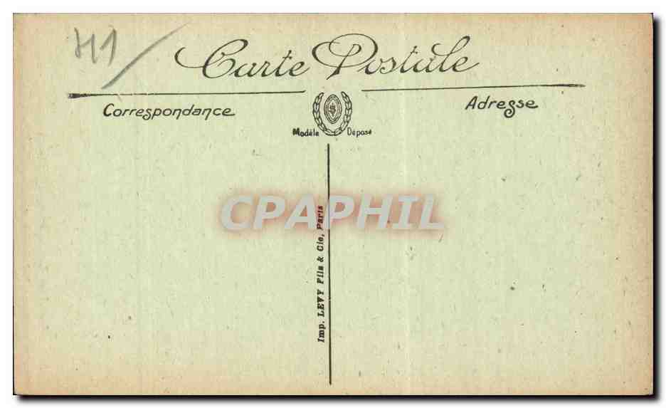 CPA Blois Le chateau Aile louis XII Une gargouille — Verso