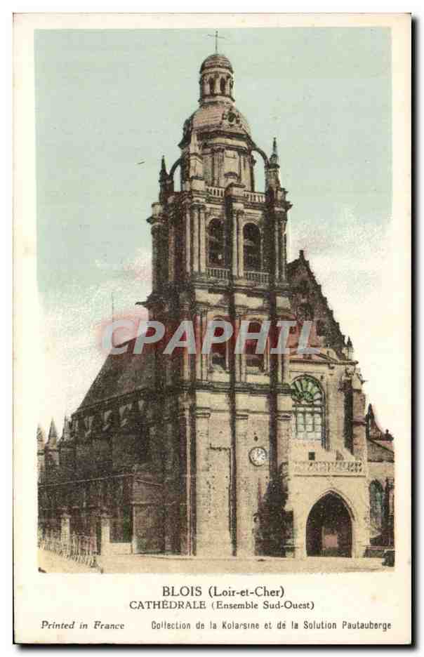 CPA Blois Cathedrale