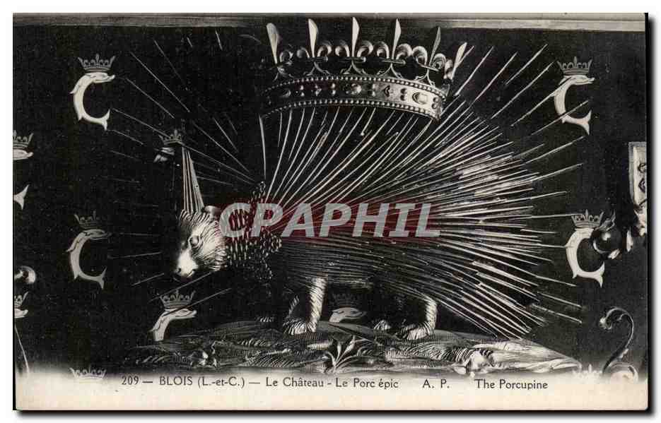 CPA Blois Le chateau Aile Louis XII Le porc epic