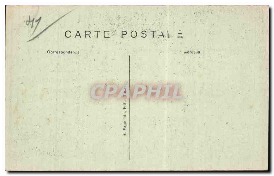 CPA Blois Le chateau Aile Louis XII Le porc epic — Verso