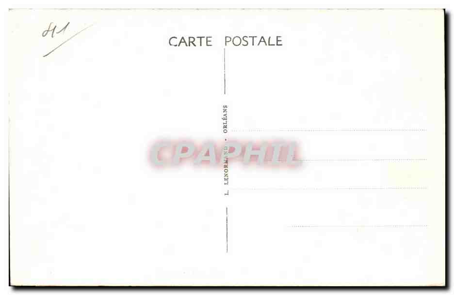 CPA Blois Square Victor Hugo — Verso