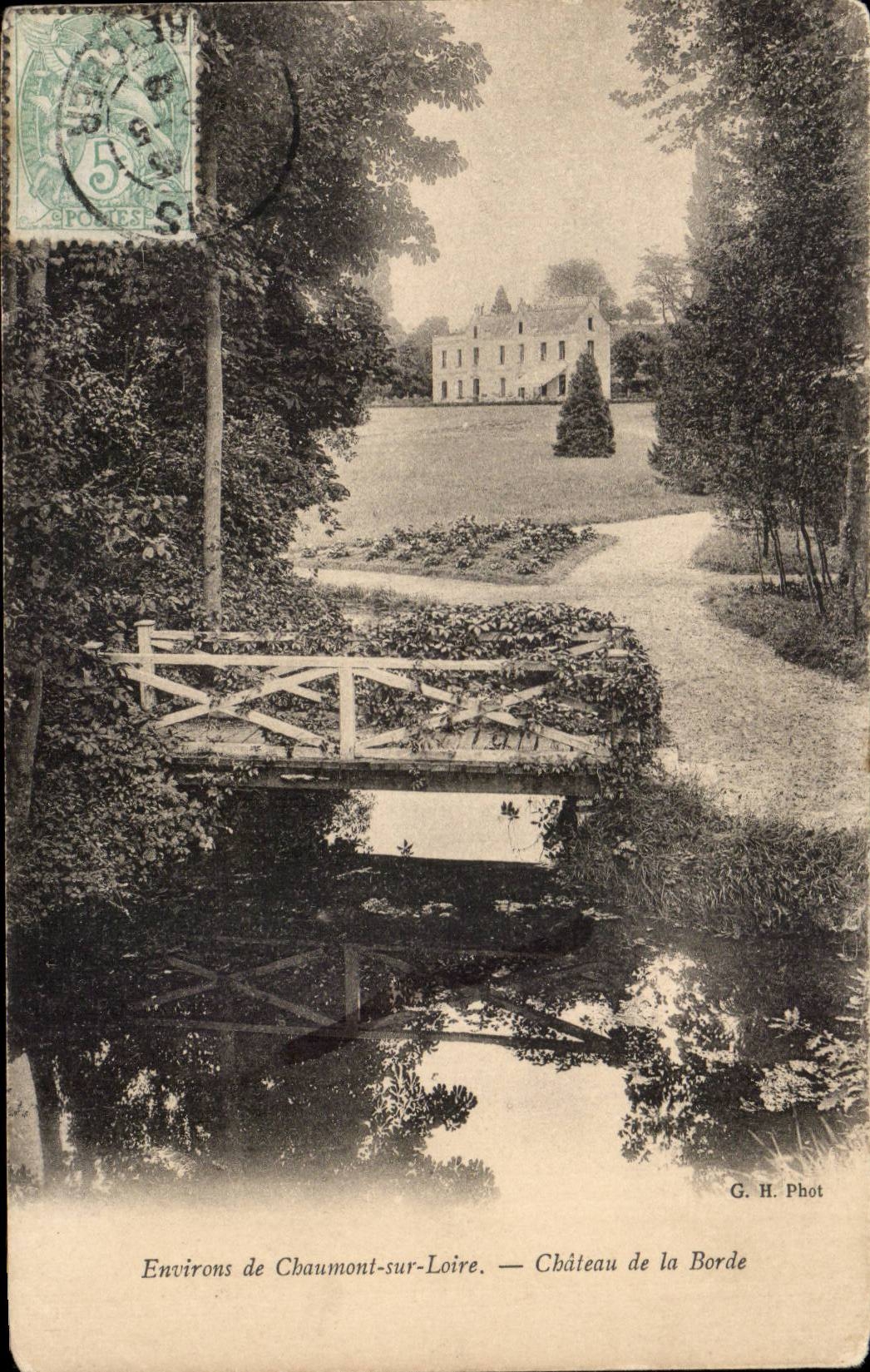 Environs de Chaumont-sur-Loire — Château de la Borde — G. H. Phot