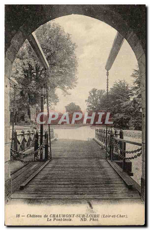 Château de Chaumont-sur-Loire — Le Pont-levis — ND. Phot.