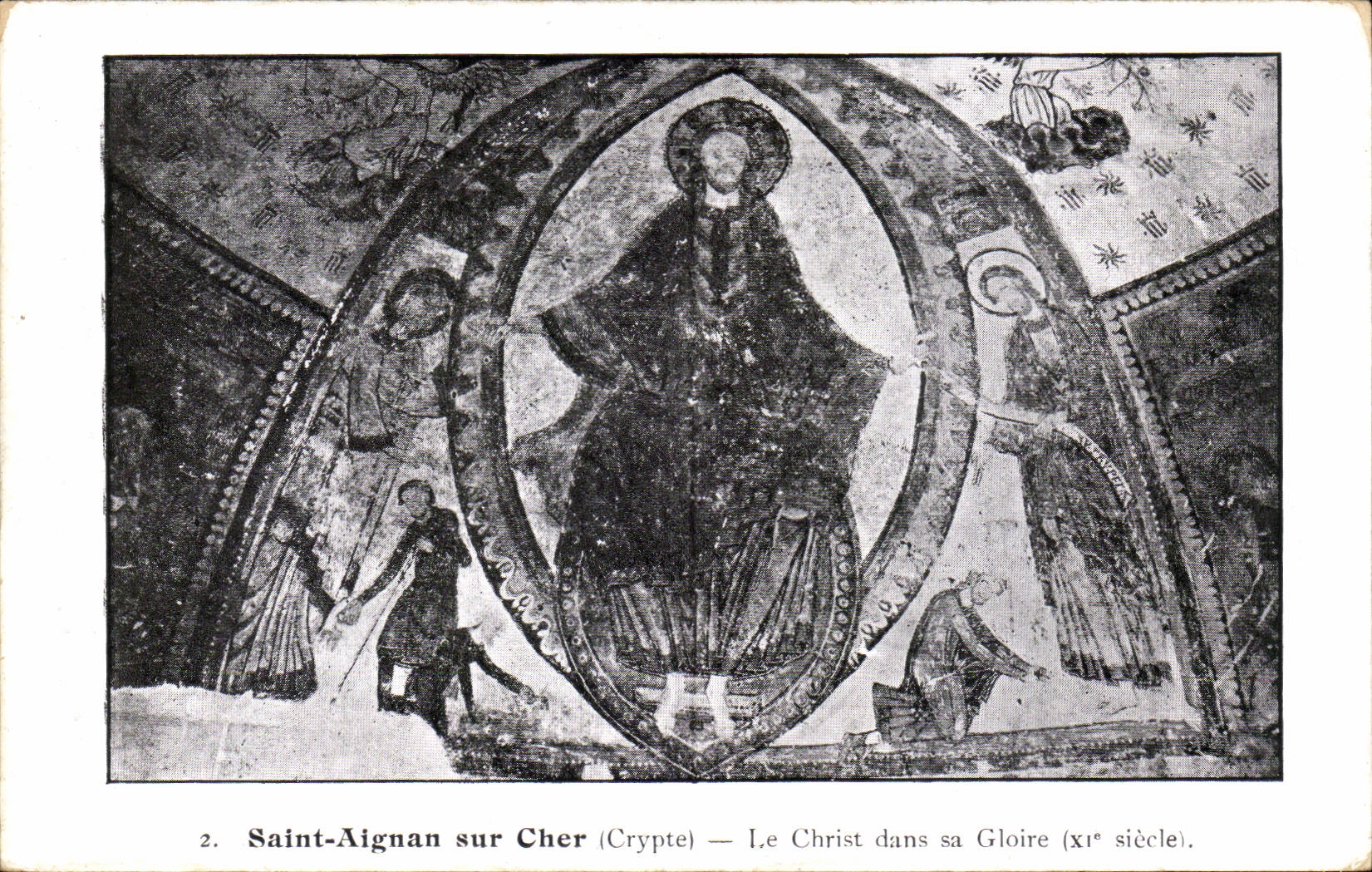 CPA Saint Aignan sur Cher Crypte Le Christ dans sa gloire (11eme)