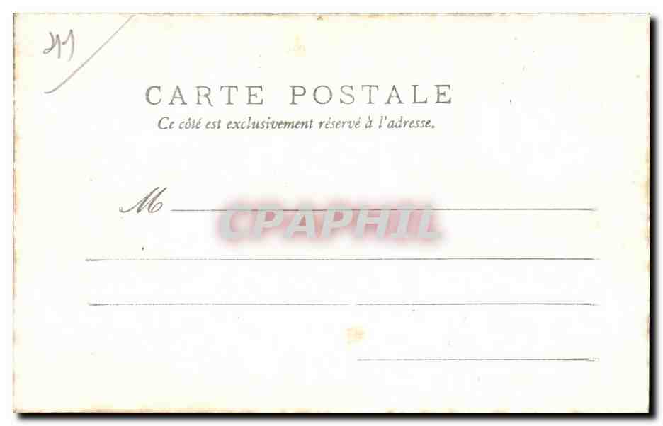 CPA Vendome Stalles de la Trinite La porteuse d'eau — Rückseite