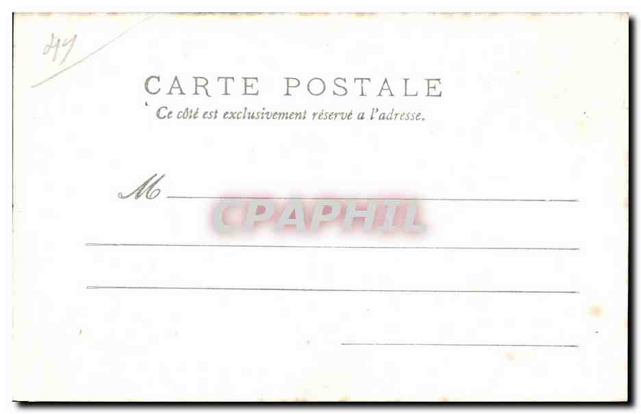 CPA Vendome Stalles de la Trinite Le semeur — Rückseite