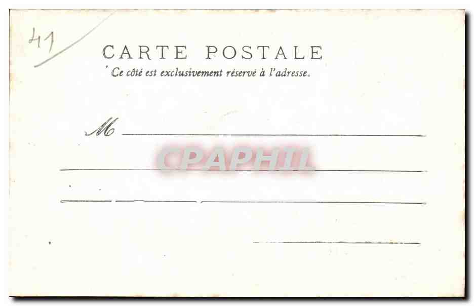 CPA Vendome Stalles de la Trinite Les mendiants — Rückseite