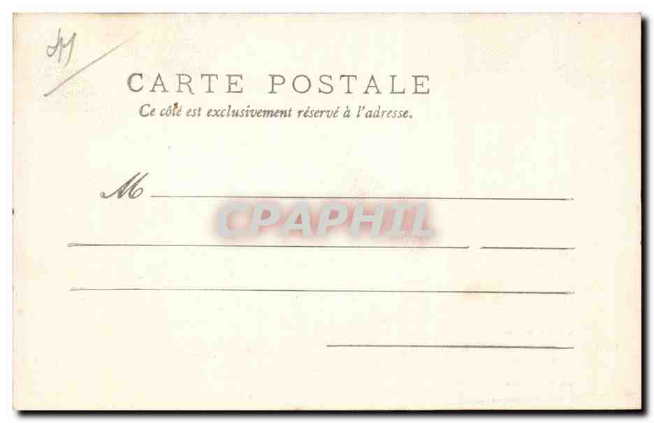 CPA Vendome Stalles de la Trinite Le bourgeois — Verso