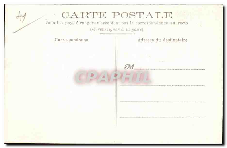 CPA Vendome Stalles de la Trinite Le tueur de porcs Cochon Pig — Rückseite
