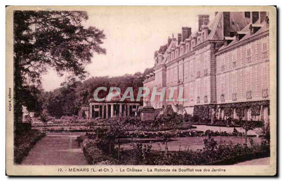 MÉNARS (L.-et-Ch.) - Le Château - La Rotonde de Soufflot vue des Jardins — éditeur Asjard