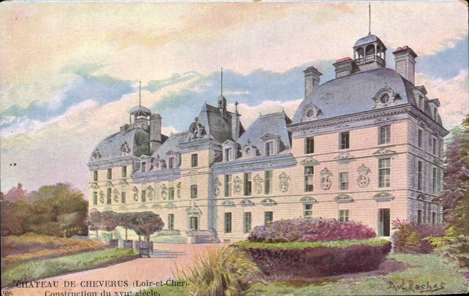 Château de Cheverus — Loir-et-Cher — Construction du XVIIe siècle — éditeur R. Roshal