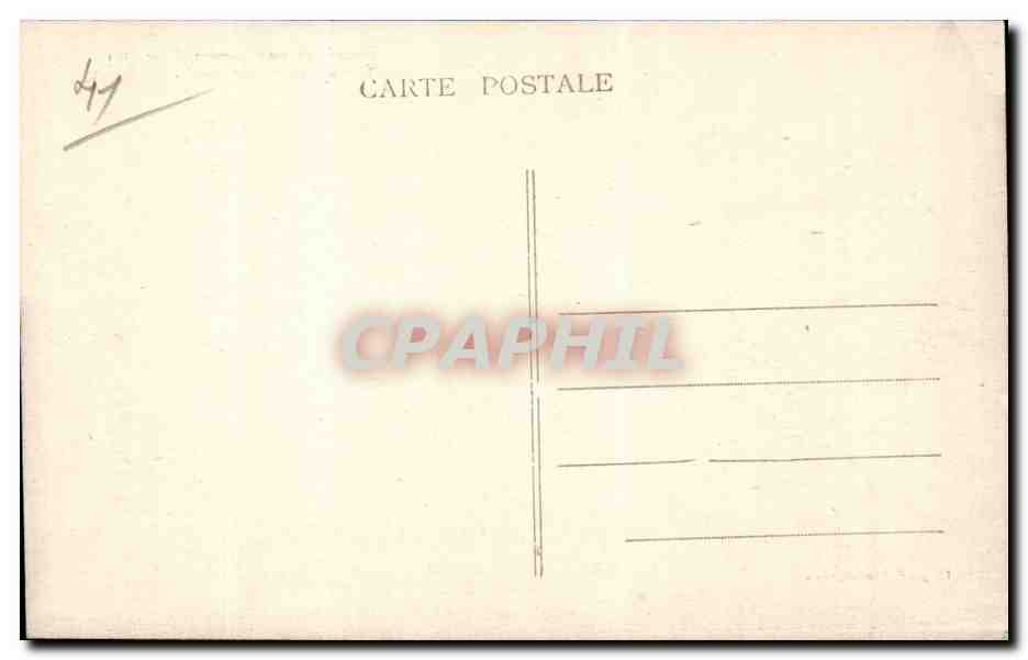 Fougères-sur-Bièvre — Le Château - Cour intérieure - La Galerie — éditeur inconnu — Verso
