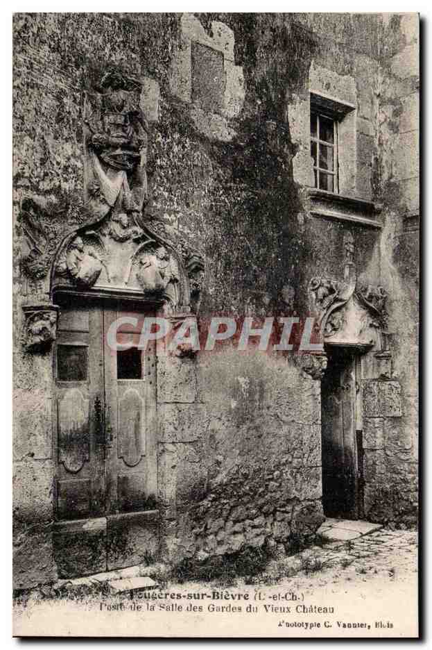 Pougceres-sur-Bièvre (L.-et-Ch.) — l'ostie de la Salle des Gardes du Vieux Château — Annototype C. Vannier, Rilis