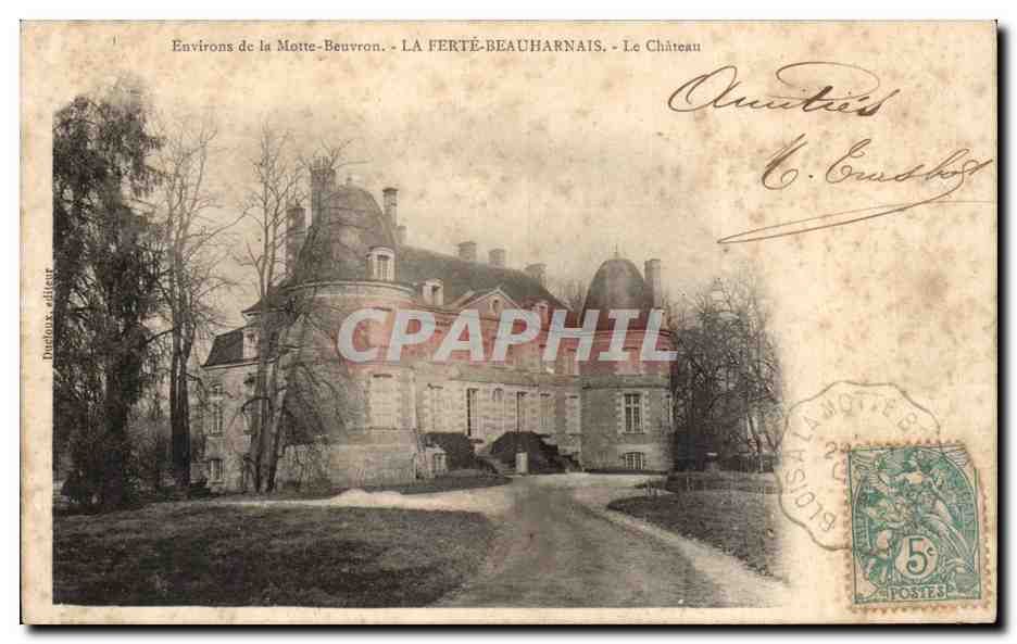 CPA Environs de la Motte Beuvron la Ferte Beauharnais Le chateau