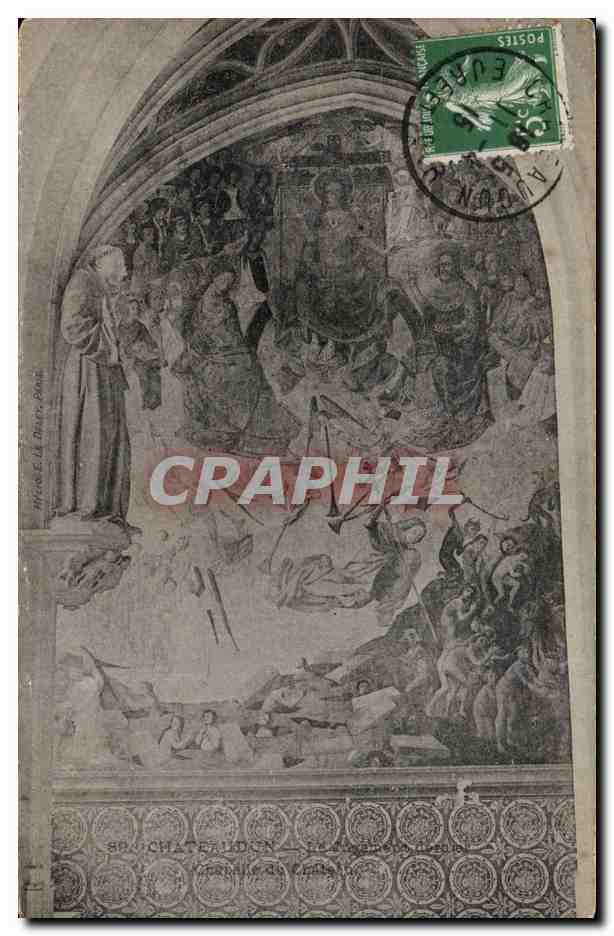 CPA Chateaudun le jugement dernier Chapelle du chateau