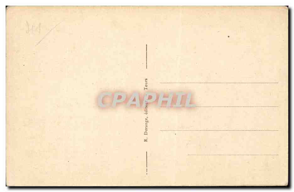 CPA Blois Les emblemes Le cygne Swan Embleme de Claude de France Candida Candidis — Verso