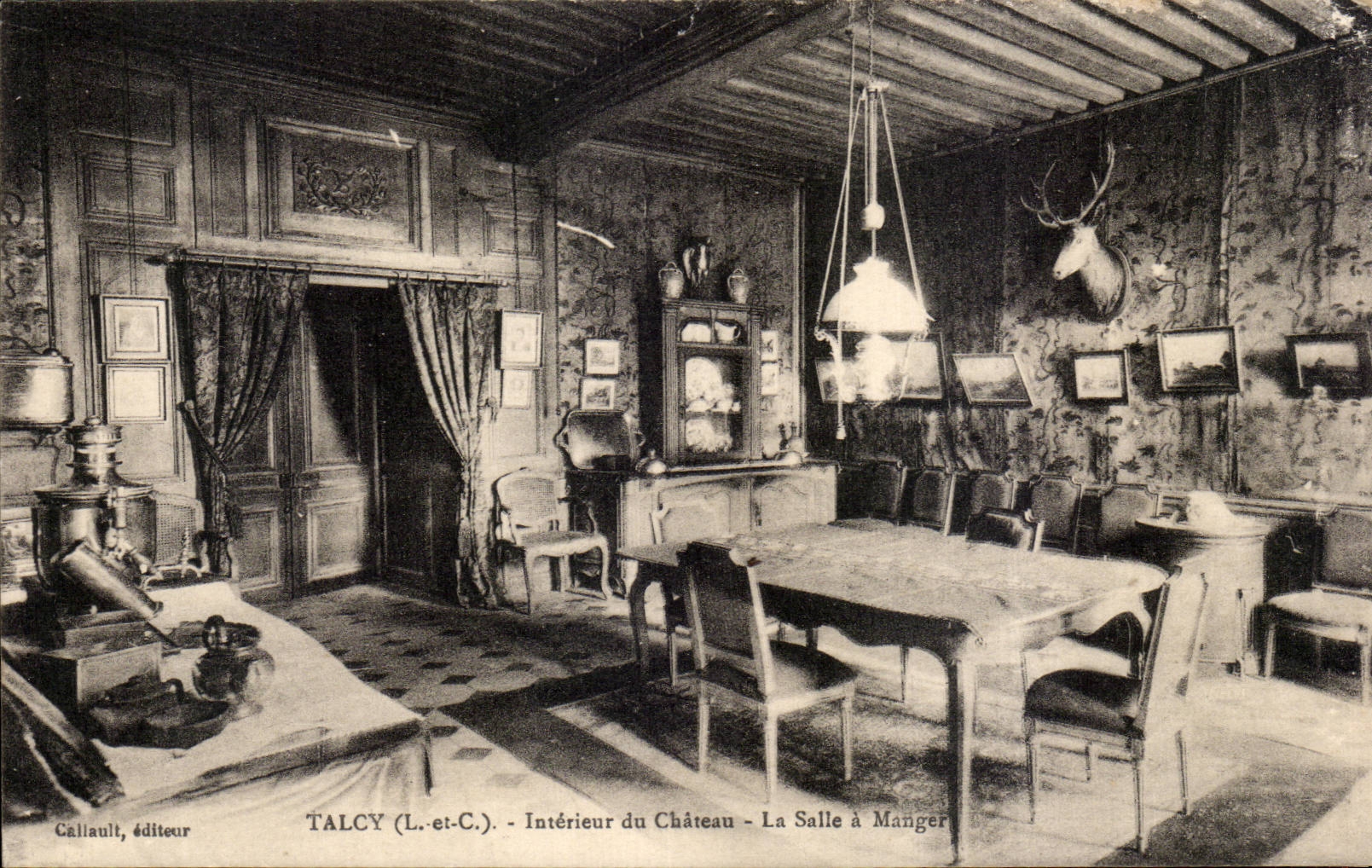 CPA Talcy Interieur du chateau La salle a manger