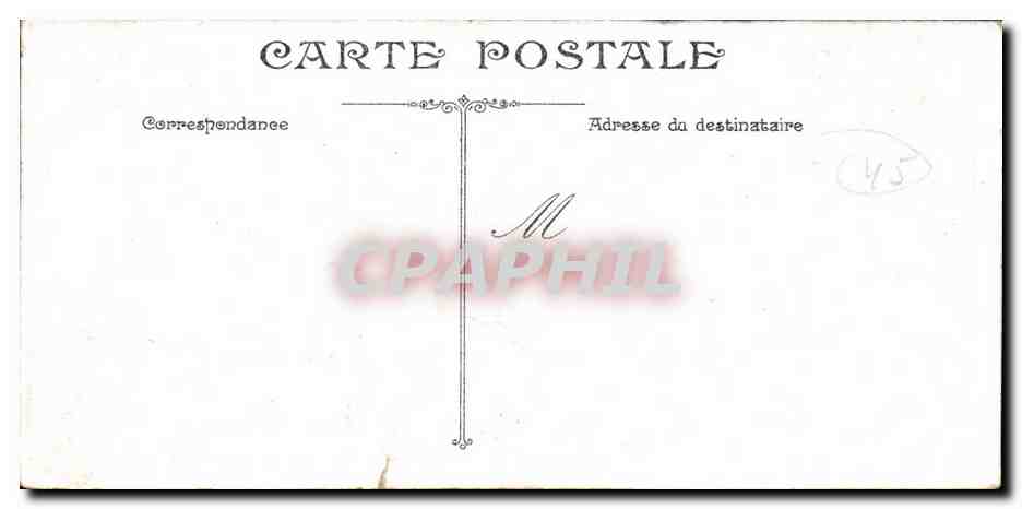 CPA Orleans Le pont royal — Rückseite