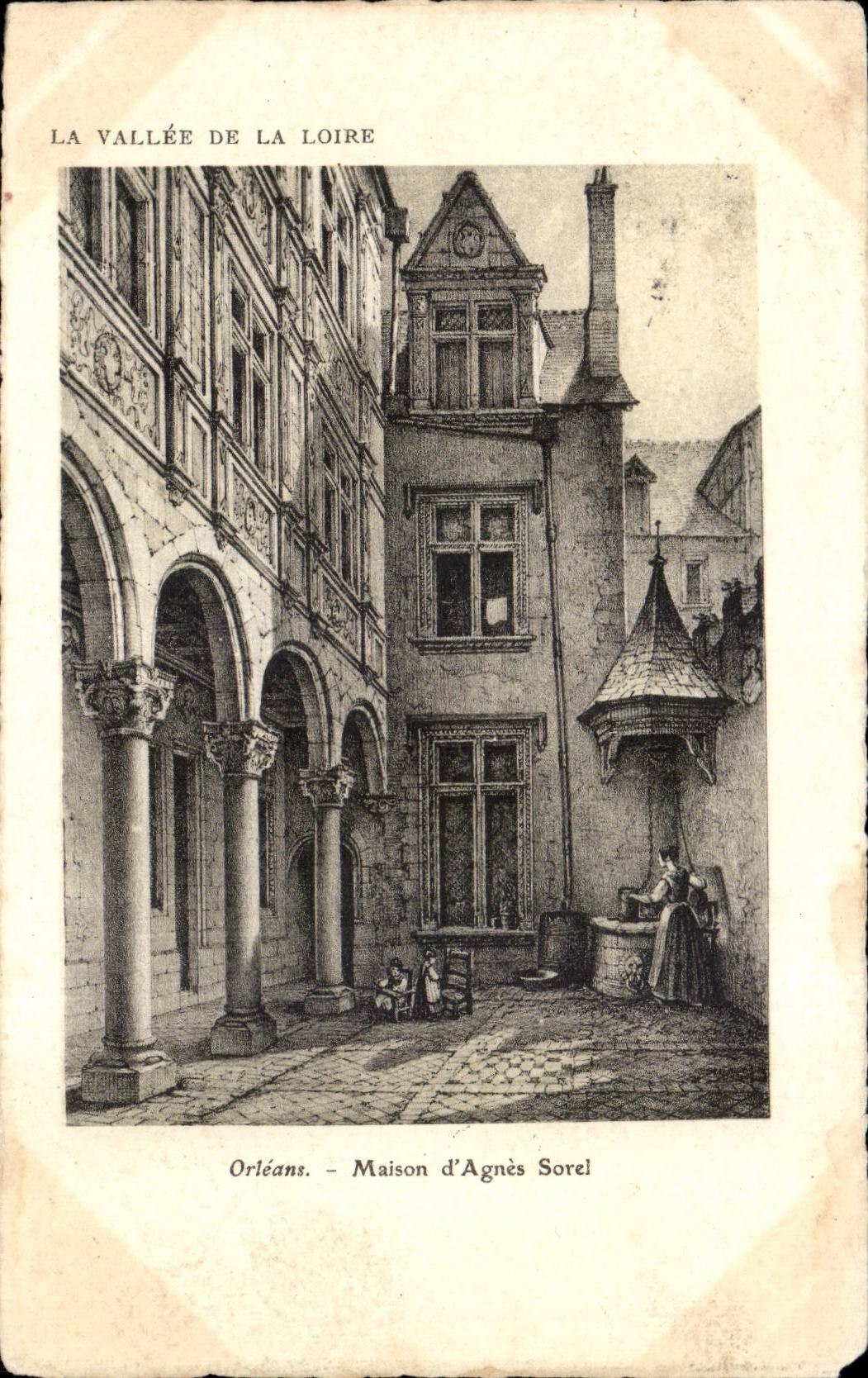 CPA Orleans Maison d'Agnes Sorel