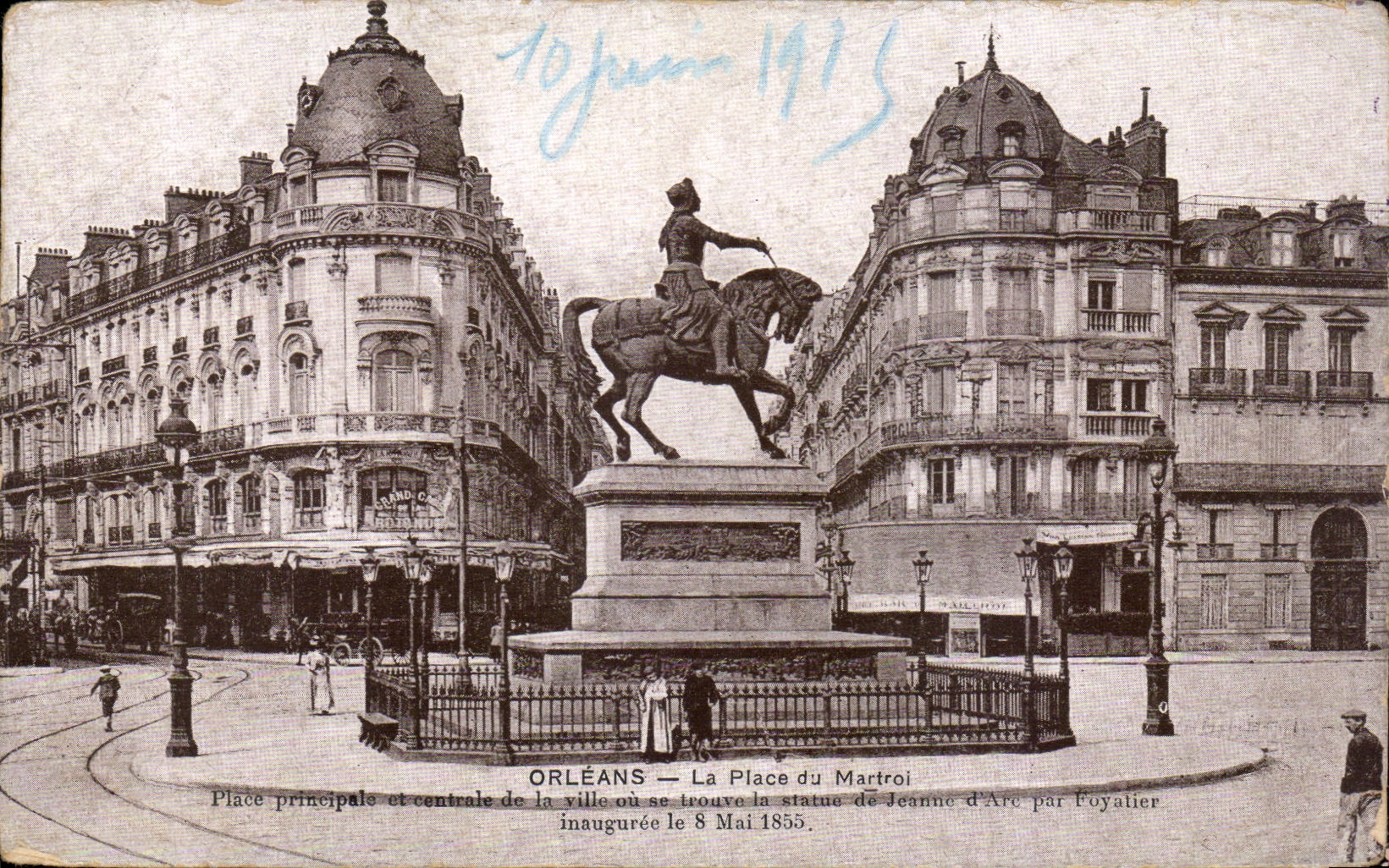 CPA Orleans La place du Martroi 