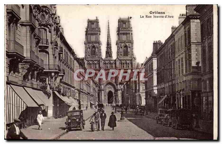 CPA Orleans La rue Jeanne d'arc