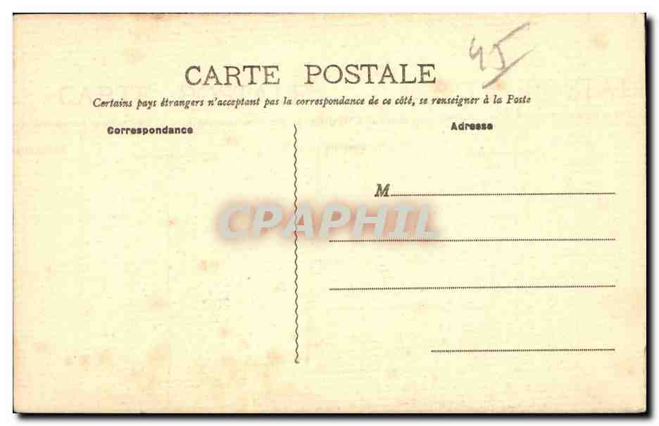 CPA Orleans La maison de Diane de Poitiers — Verso