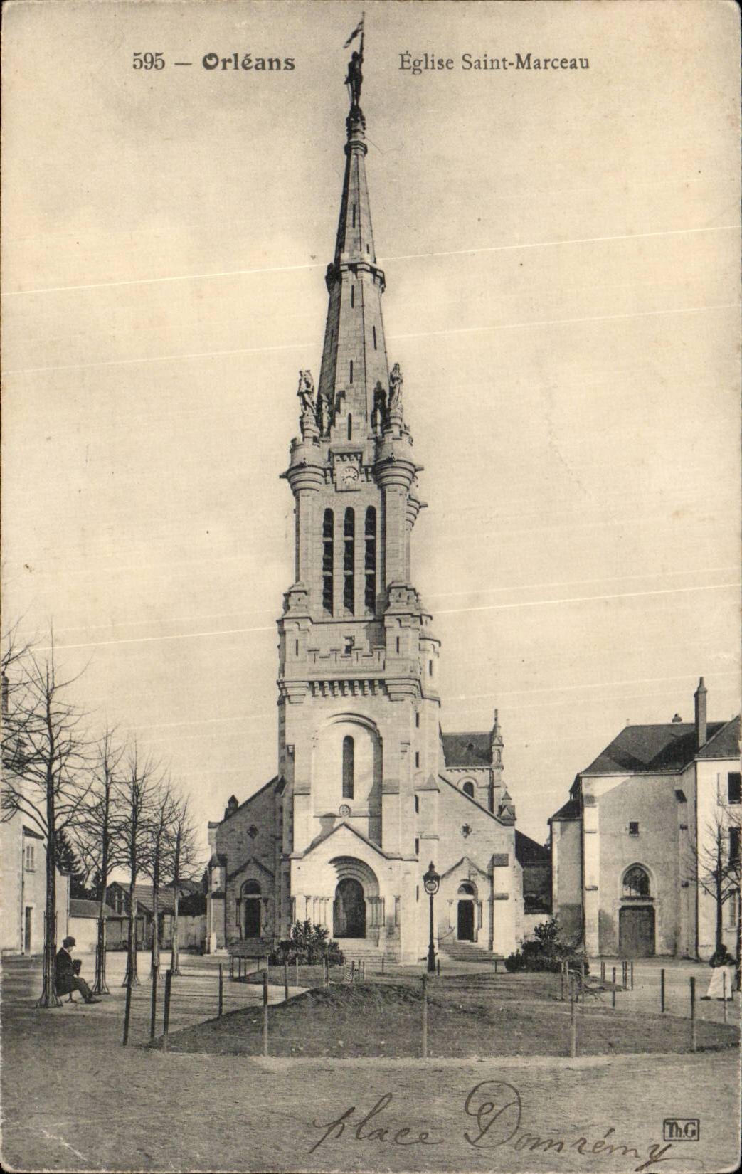 CPA Orleans Eglise Saint Marceau