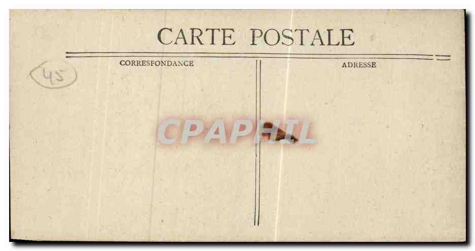 CPA Orleans Quai du Chatelet — Verso