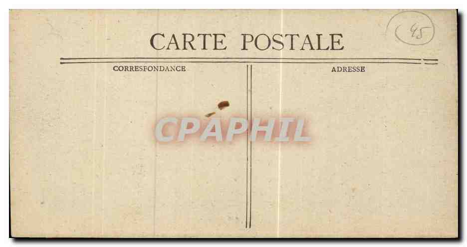 CPA Orleans Quai du Chatelet — Verso