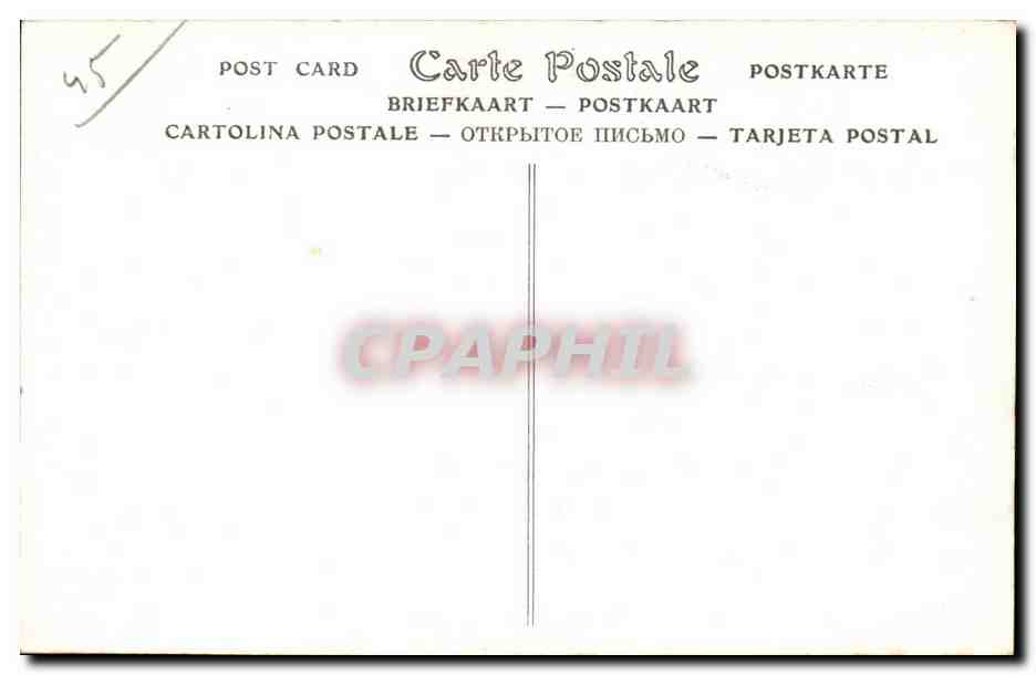 CPA Orleans Jeanne d'arc Souvenir de la beatification Mai 1909 — Verso