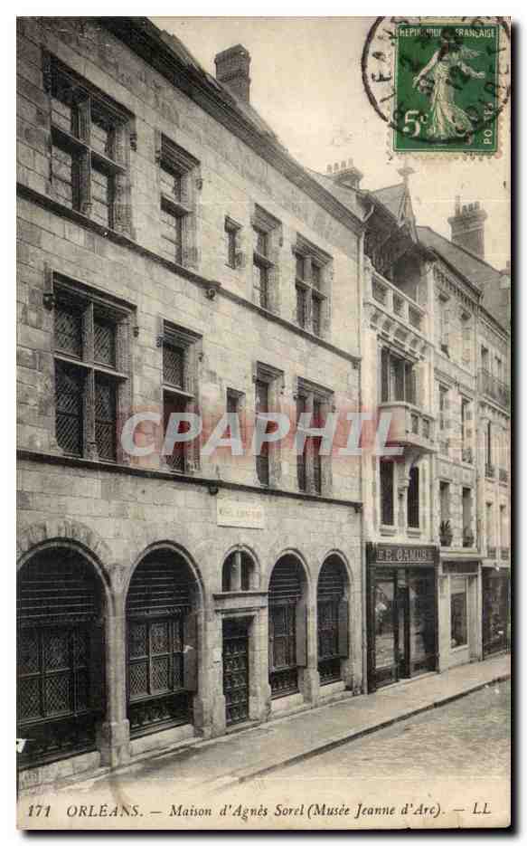 CPA Orleans Maison d'Agnes Sorel (musee Jeanne d'arc)