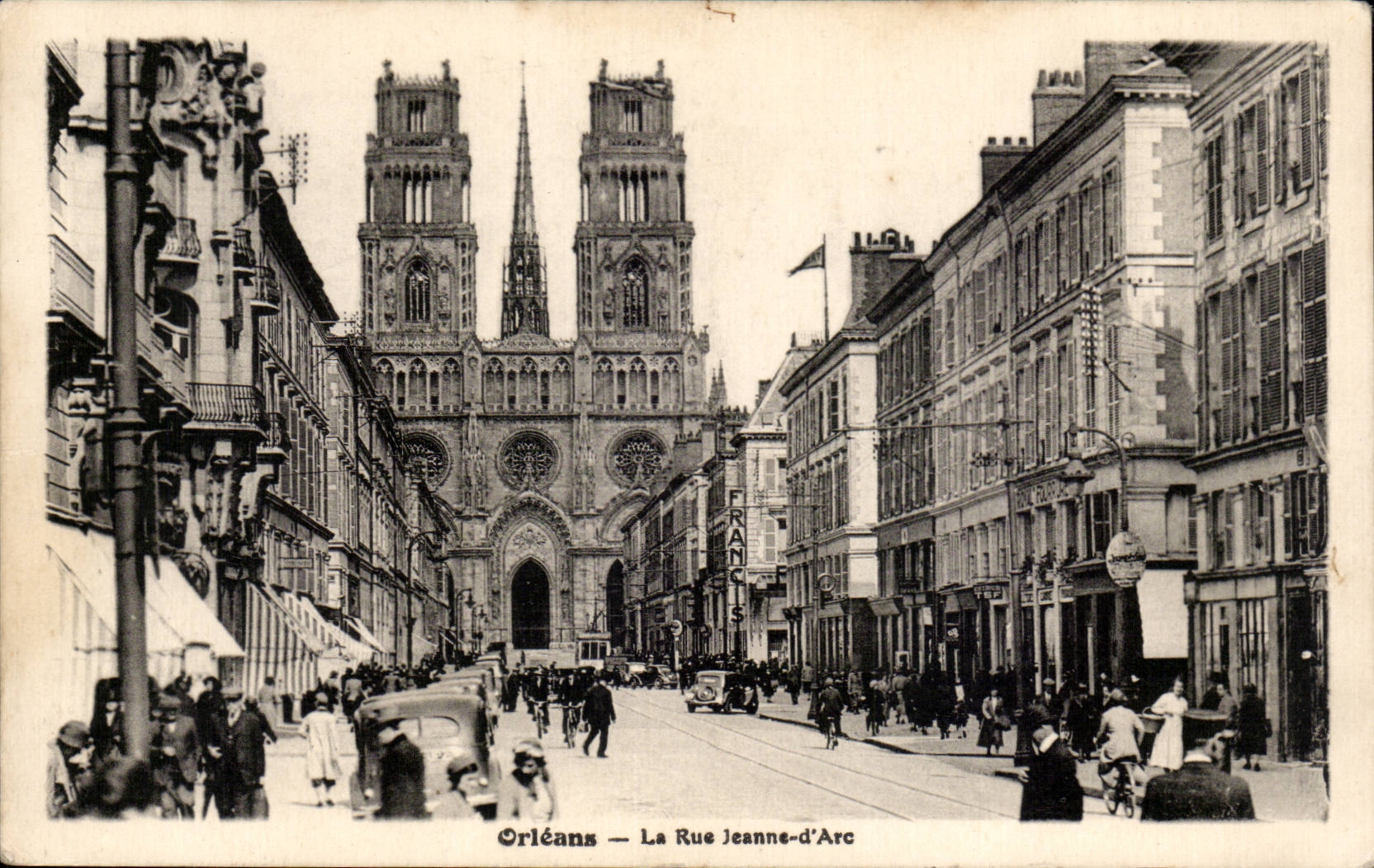 CPA Orleans La rue Jeanne d'arc