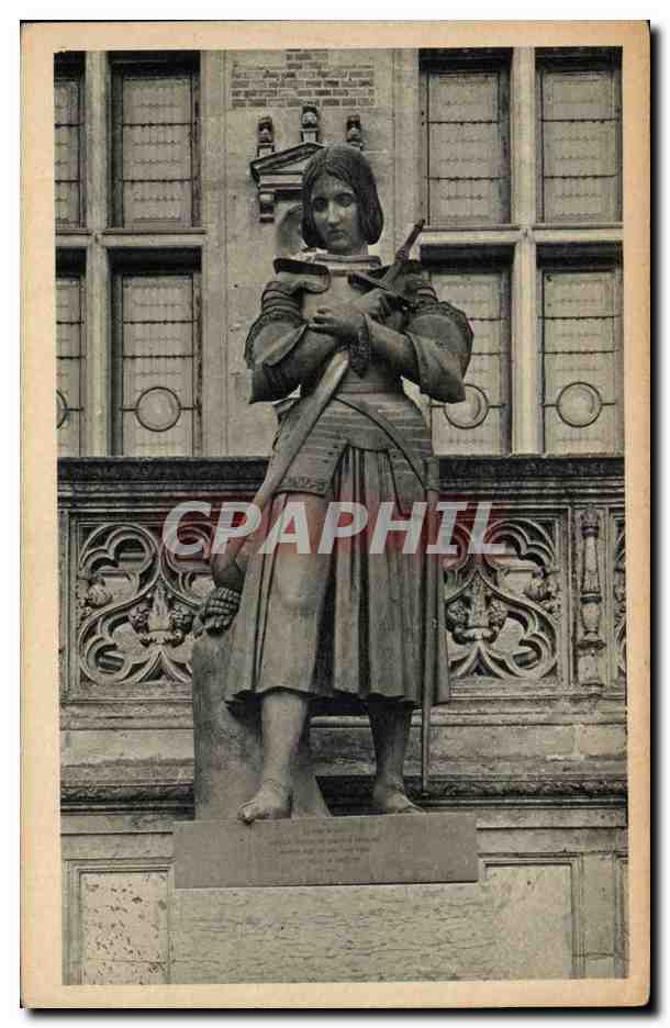 CPA Orleans Statue de Jeanne d'arc 