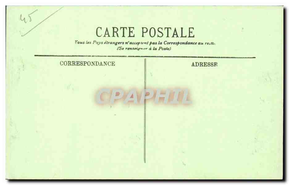 CPA Orleans Vue generale vers le pont de Vierzon — Verso