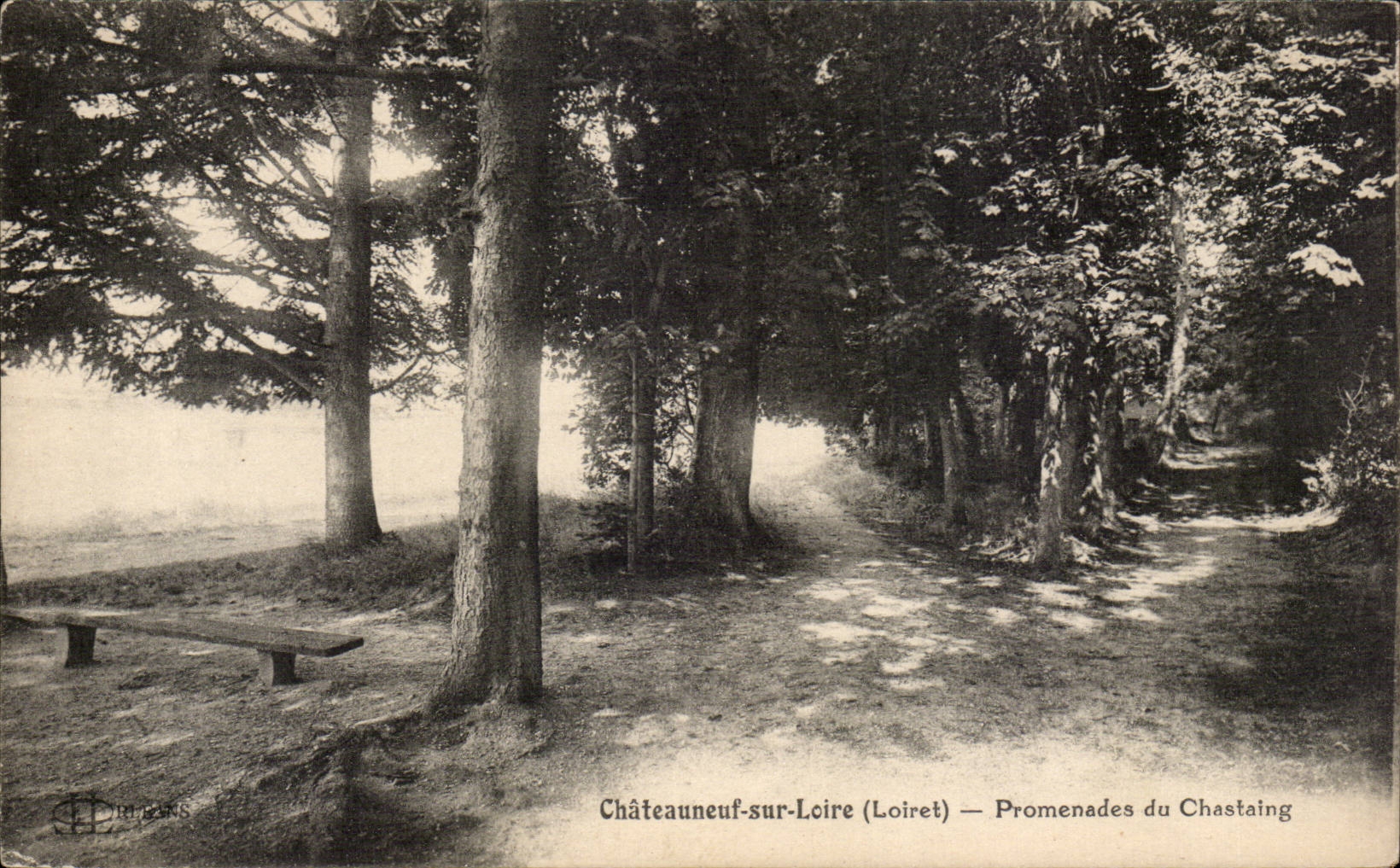 Châteauneuf-sur-Loire (Loiret) — Promenades du Chastaing — L. Lenormand, Orléans