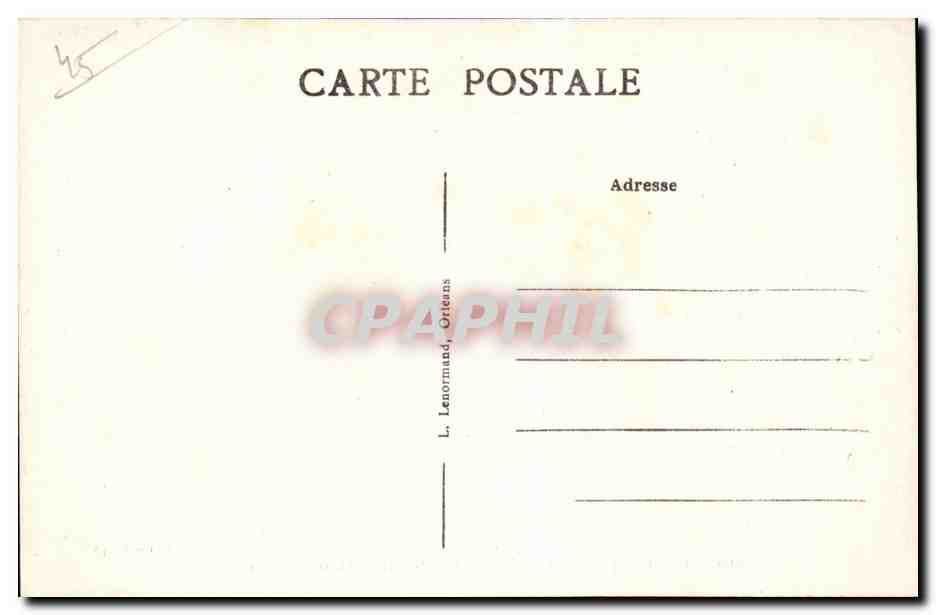 CPA Gien Vieille gravure representant la vue generale de Gien — Rückseite