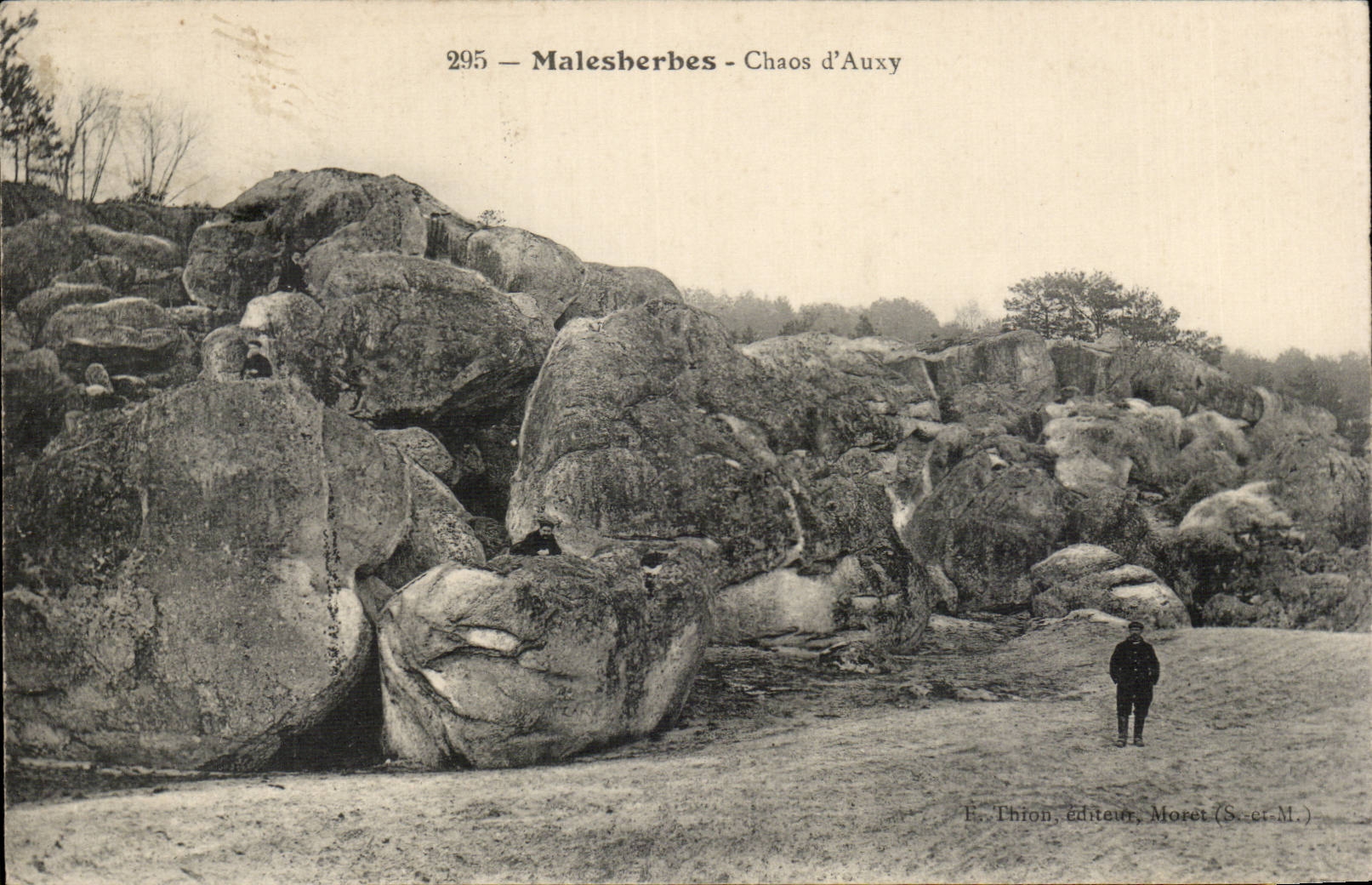 Malesherbes - Chaos d'Auxy — Éditeur Thion, Moret (S.-et-M.)