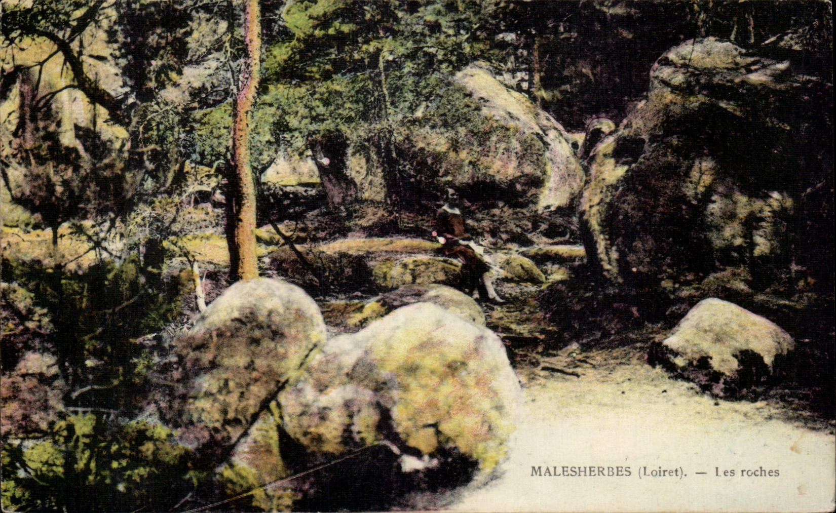 CPA Malesherbes Les roches