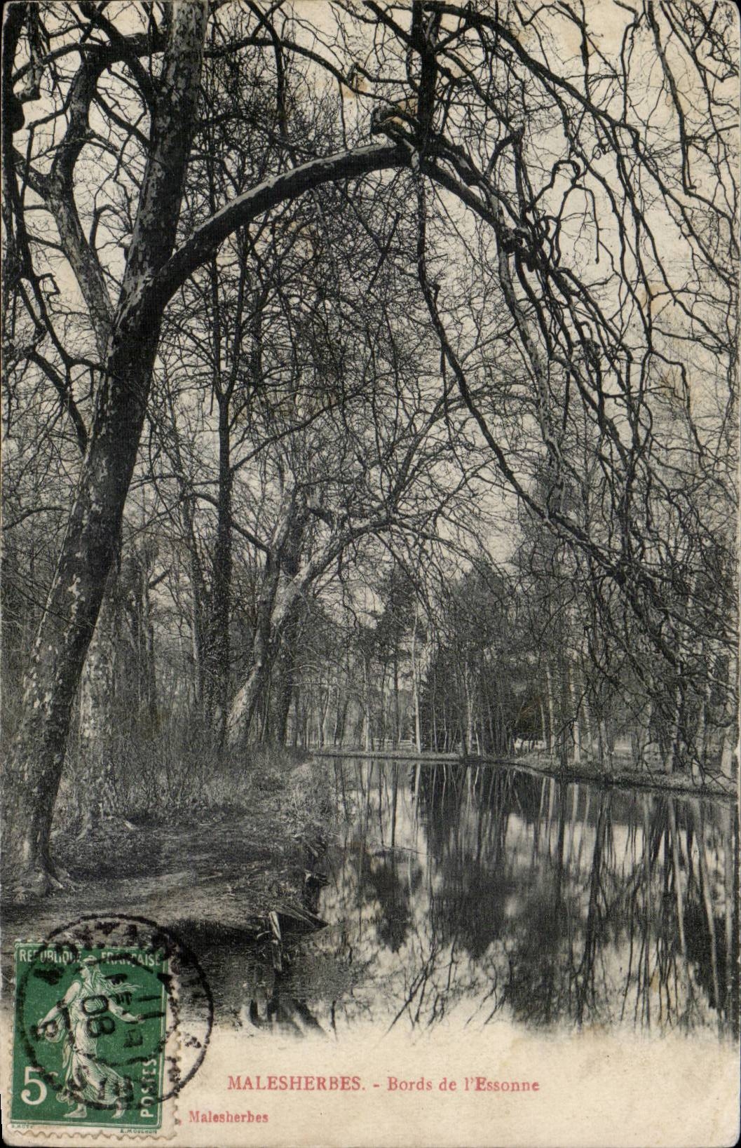 Malesherbes - Bords de l'Essonne — éditeur inconnu, n° de série non visible