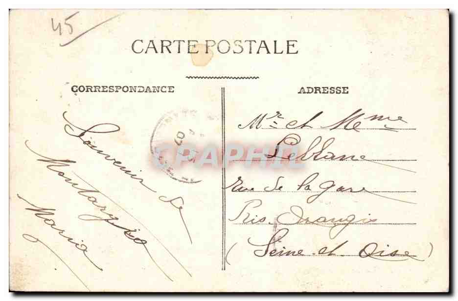 CPA Montargis Vue panoramique — Rückseite