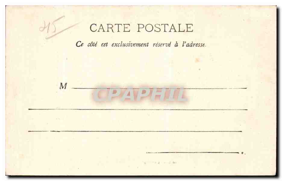 CPA Montargis Porte de l'ancien chateau — Rückseite