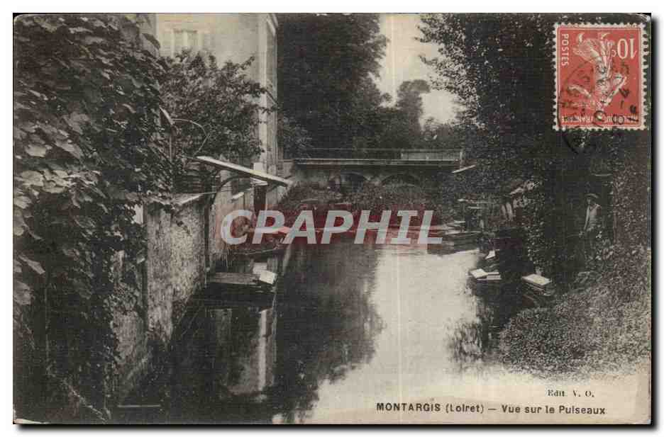 CPA Montargis Vue sur le Puiseaux