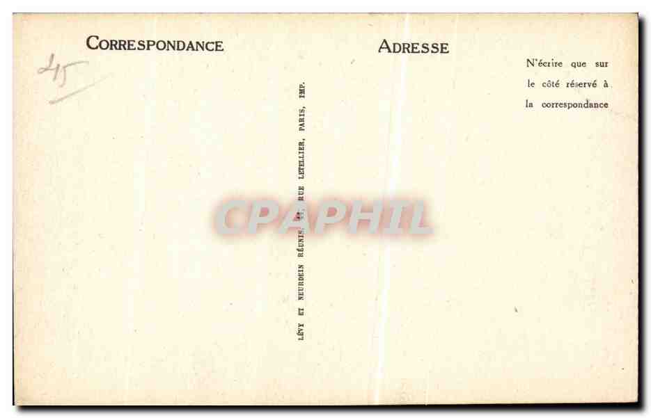 CPA Montargis La chapelle de l'hotel Dieu — Rückseite