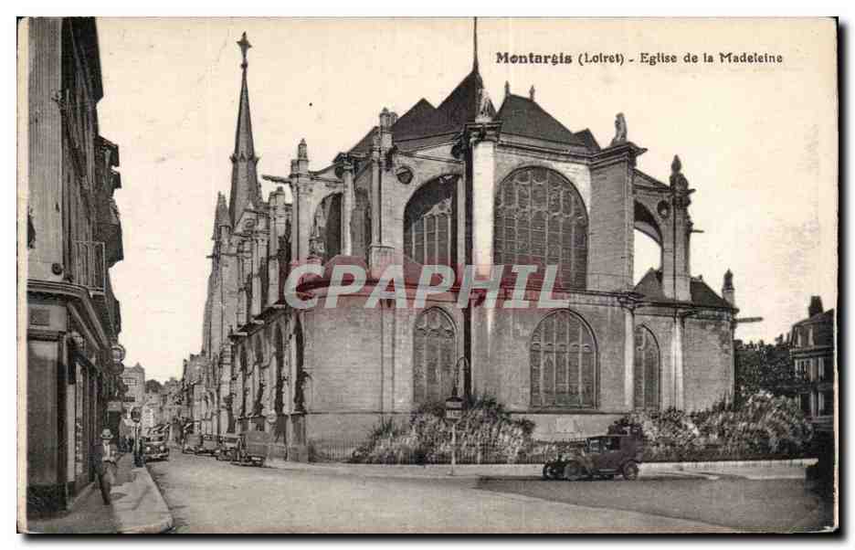 CPA Montargis Eglise de la Madeleine