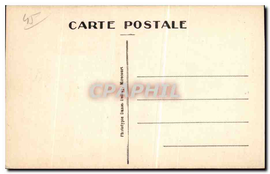 CPA Montargis Eglise Sainte Madaleine — Rückseite