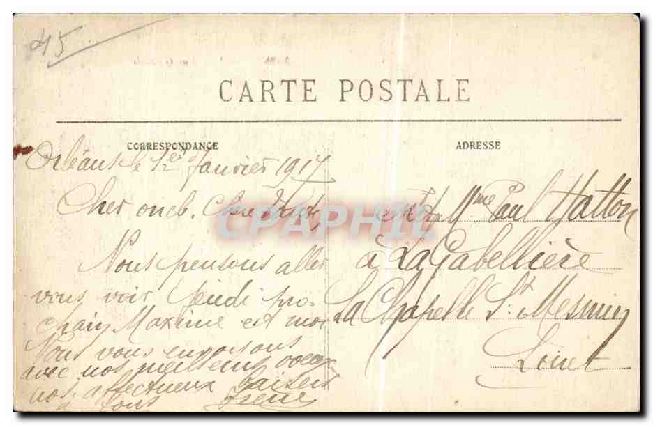 CPA Montargis Vue generale — Rückseite
