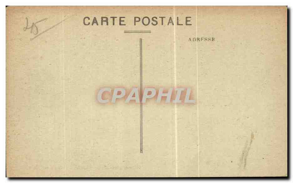 CPA Montargis Le jardin de l'hotel de ville — Rückseite