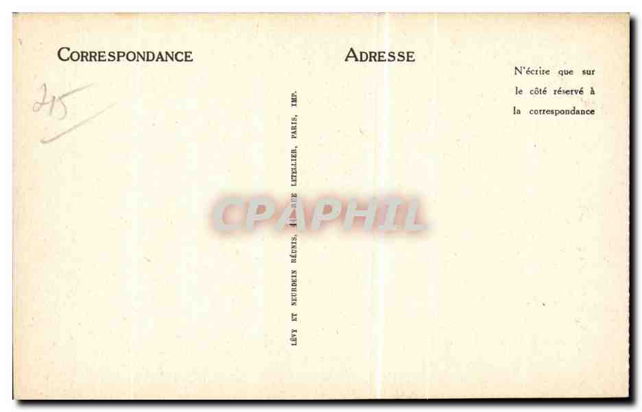 CPA Montargis Un bras du Loing Rue du pont neuf — Rückseite