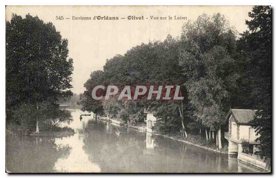 CPA Environs d'Orleans Olivet Vue sur le Loiret